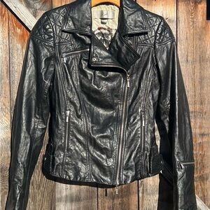 Stylish Black Leather Jacket